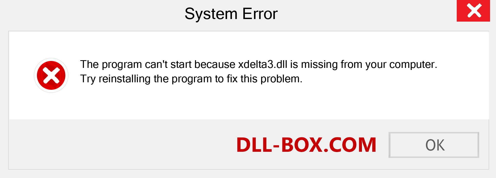  xdelta3.dll file is missing?. Download for Windows 7, 8, 10 - Fix  xdelta3 dll Missing Error on Windows, photos, images